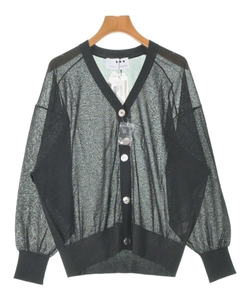 three dots(スリードッツ)カーディガン 黒 サイズ:S/2200644750844