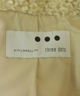 three dots（スリードッツ）コート 白 サイズ:S レディース/2200624921011