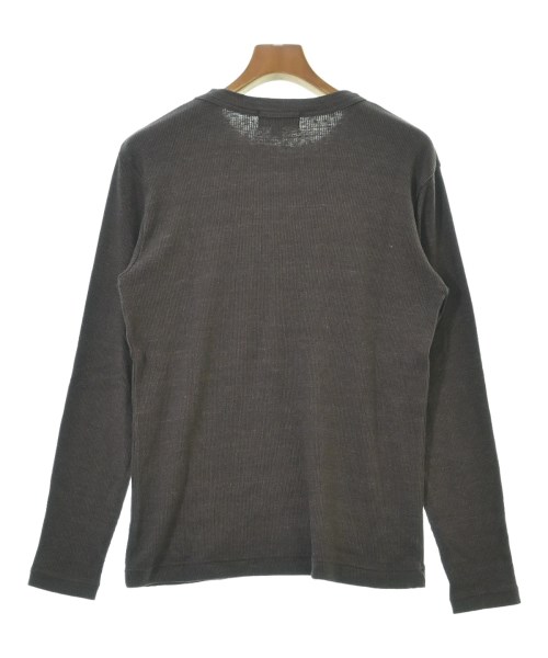 three dots（スリードッツ）Tシャツ・カットソー 茶 サイズ:M メンズ/2200625280018