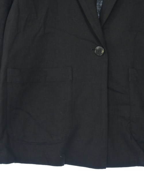 three dots（スリードッツ）カジュアルジャケット 黒 サイズ:XS レディース/2200609952108