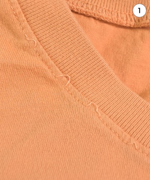 three dots（スリードッツ）Tシャツ・カットソー オレンジ サイズ:-(L位) メンズ/2200627385179