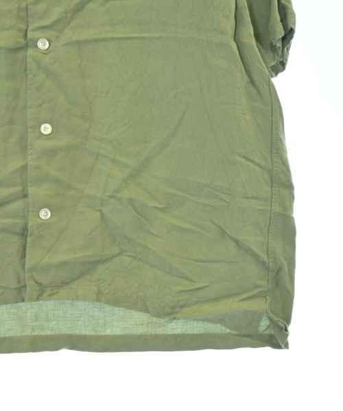 three dots（スリードッツ）カジュアルシャツ カーキ サイズ:M レディース/2200619556068