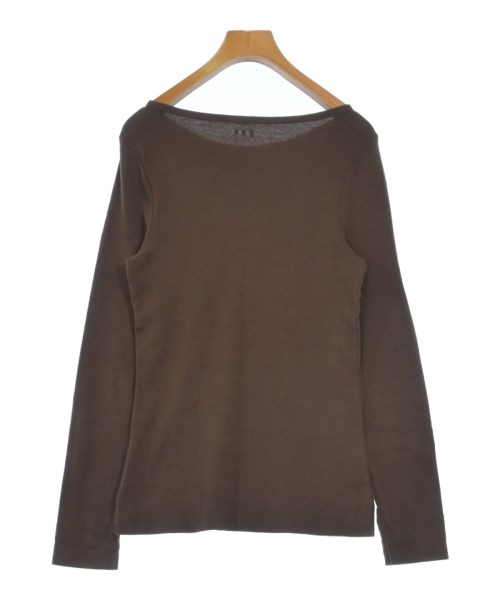 three dots（スリードッツ）Tシャツ・カットソー 茶 サイズ:-(XS位) レディース/2200619582043