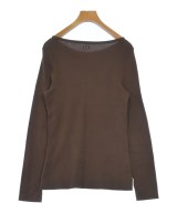three dots（スリードッツ）Tシャツ・カットソー 茶 サイズ:-(XS位) レディース/2200619582043