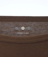 three dots（スリードッツ）Tシャツ・カットソー 茶 サイズ:-(XS位) レディース/2200619582043