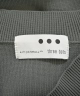 three dots（スリードッツ）ワンピース グレー サイズ:XS レディース/2200609913109