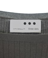 three dots（スリードッツ）ニット・セーター グレー サイズ:S レディース/2200613492041