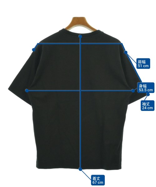 three dots（スリードッツ）Tシャツ・カットソー 黒 サイズ:M メンズ/2200619683030