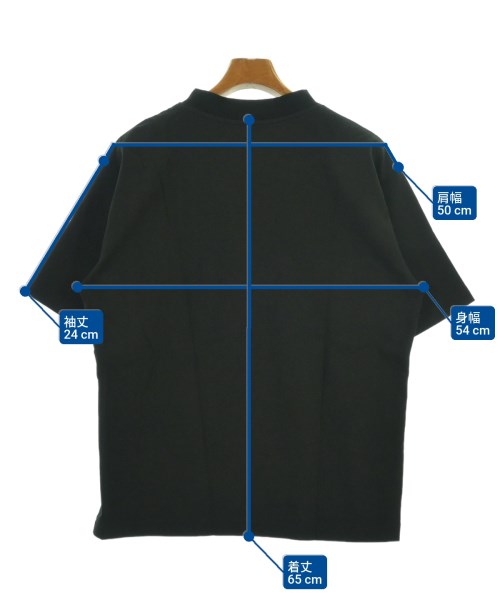 three dots（スリードッツ）Tシャツ・カットソー 黒 サイズ:M メンズ/2200619683047