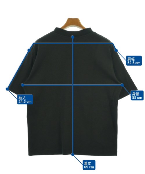 three dots（スリードッツ）Tシャツ・カットソー 黒 サイズ:M メンズ/2200619683054