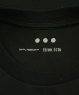 three dots（スリードッツ）Tシャツ・カットソー 黒 サイズ:M メンズ/2200619683061