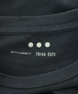 three dots（スリードッツ）Tシャツ・カットソー 紺 サイズ:L メンズ/2200671791094