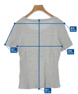 three dots（スリードッツ）Tシャツ・カットソー グレー サイズ:S レディース/2200671788117