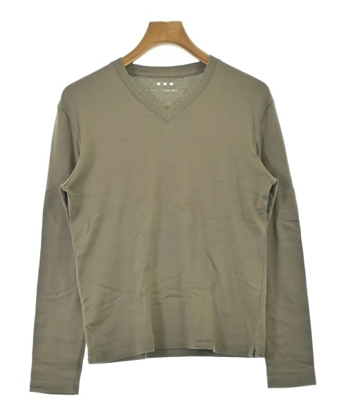 three dots（スリードッツ）Tシャツ・カットソー カーキ サイズ:S メンズ/2200677156071