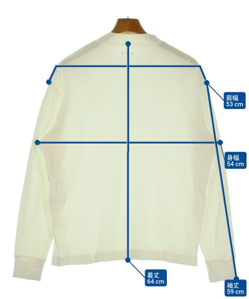 three dots（スリードッツ）Tシャツ・カットソー 白 サイズ:●●●(XS位) メンズ/2200677731087