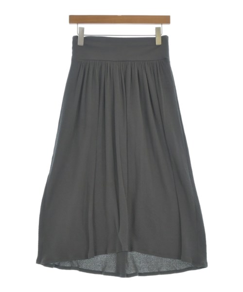 three dots(スリードッツ)ロング・マキシ丈スカート グレー サイズ:XS/2200679109068