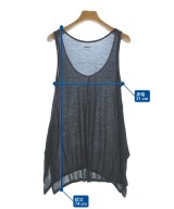 three dots（スリードッツ）Tシャツ・カットソー 黒 サイズ:S レディース/2200679109181