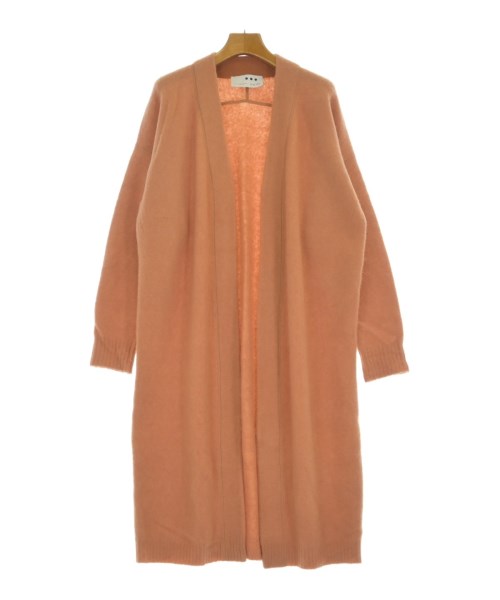 three dots(スリードッツ)カーディガン 茶 サイズ:M/2200675624121