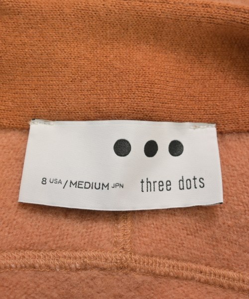 three dots（スリードッツ）カーディガン 茶 サイズ:M レディース/2200675624121