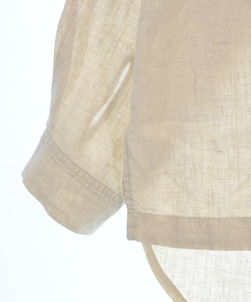 three dots（スリードッツ）カジュアルシャツ ベージュ サイズ:S レディース/2200680367099