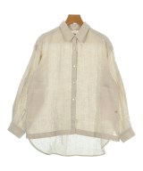 three dots（スリードッツ）カジュアルシャツ ベージュ サイズ:S レディース/2200680367099