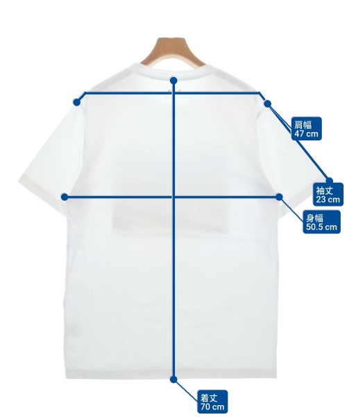 three dots（スリードッツ）Tシャツ・カットソー 白 サイズ:L レディース/2200680405029