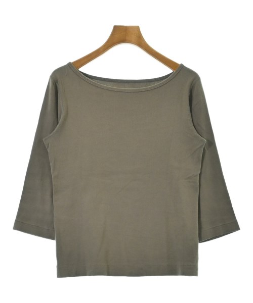 three dots（スリードッツ）Tシャツ・カットソー 茶 サイズ:M レディース/2200693218081