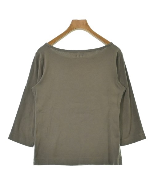 three dots（スリードッツ）Tシャツ・カットソー 茶 サイズ:M レディース/2200693218081