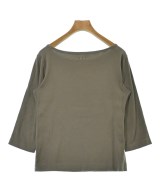 three dots（スリードッツ）Tシャツ・カットソー 茶 サイズ:M レディース/2200693218081