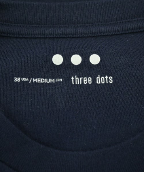 three dots（スリードッツ）Tシャツ・カットソー 紺 サイズ:M メンズ/2200690866230