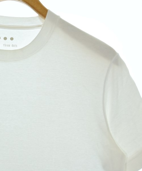 three dots（スリードッツ）Tシャツ・カットソー 白 サイズ:M メンズ/2200690866247