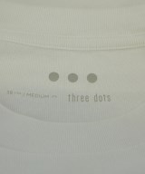 three dots（スリードッツ）Tシャツ・カットソー 白 サイズ:M メンズ/2200690866247