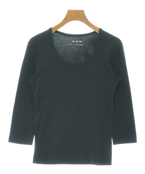 three dots(スリードッツ)Tシャツ・カットソー 黒 サイズ:S/2200692080054