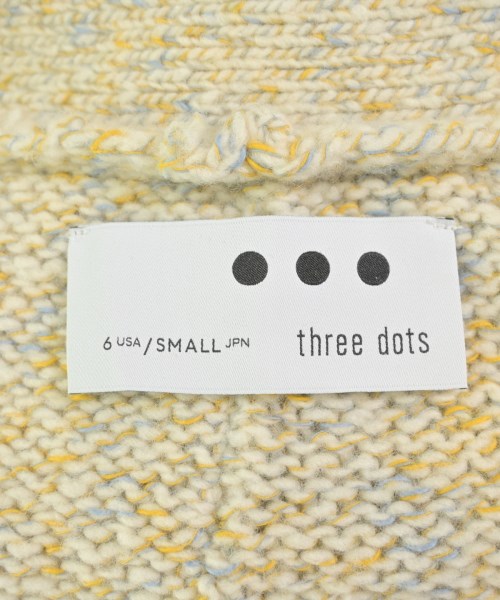 three dots（スリードッツ）カーディガン ベージュ サイズ:S レディース/2200689950278