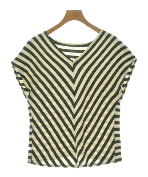three dots(スリードッツ)Tシャツ・カットソー カーキ サイズ:M/2200696752032