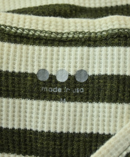 three dots（スリードッツ）Tシャツ・カットソー カーキ サイズ:M レディース/2200696752032