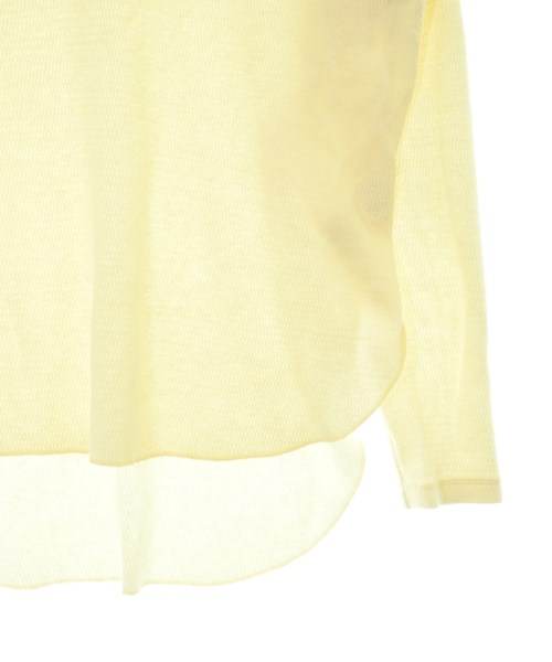 three dots（スリードッツ）Tシャツ・カットソー 黄 サイズ:XS レディース/2200696769030