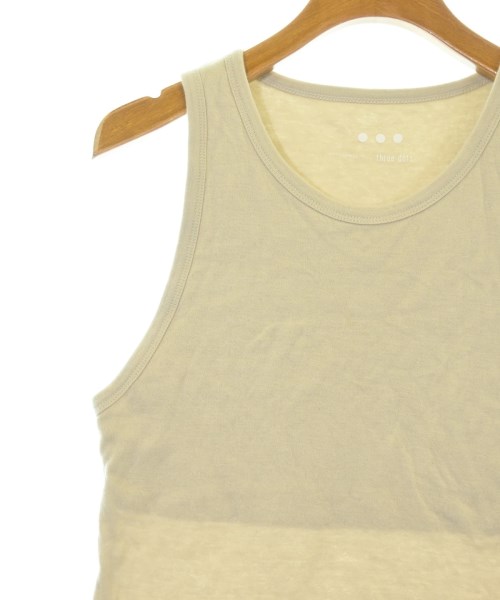 three dots（スリードッツ）Tシャツ・カットソー ベージュ サイズ:S レディース/2200696769047
