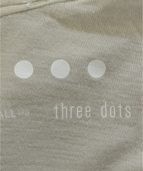 three dots（スリードッツ）カジュアルシャツ グレー サイズ:S レディース/2200694326068