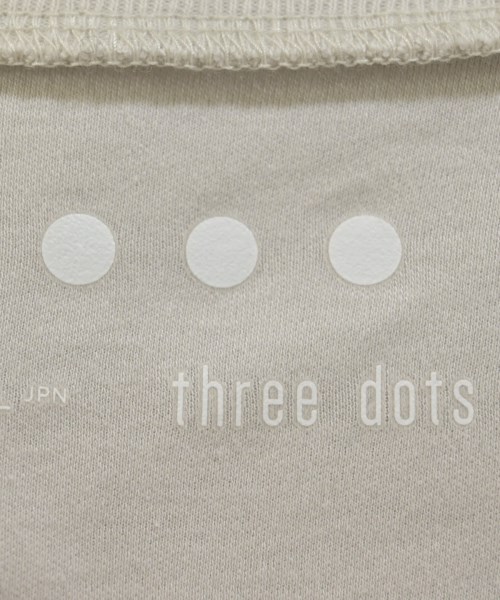 three dots（スリードッツ）Tシャツ・カットソー ベージュ サイズ:S レディース/2200694326112