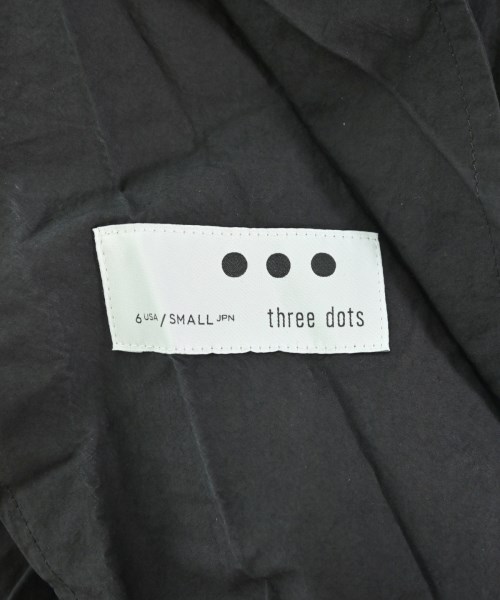 three dots（スリードッツ）ロング・マキシ丈スカート 黒 サイズ:S レディース/2200691427065