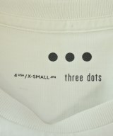 three dots（スリードッツ）ノースリーブ 白 サイズ:XS レディース/2200694630295