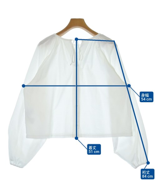 three dots（スリードッツ）Tシャツ・カットソー 白 サイズ:S レディース/2200700037032