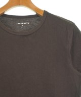 three dots（スリードッツ）Tシャツ・カットソー 茶 サイズ:M メンズ/2200646491332