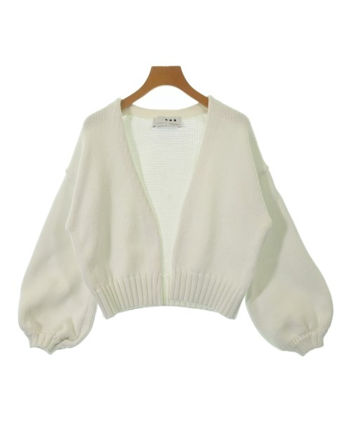three dots(スリードッツ)カーディガン 白 サイズ:S/2200647937020