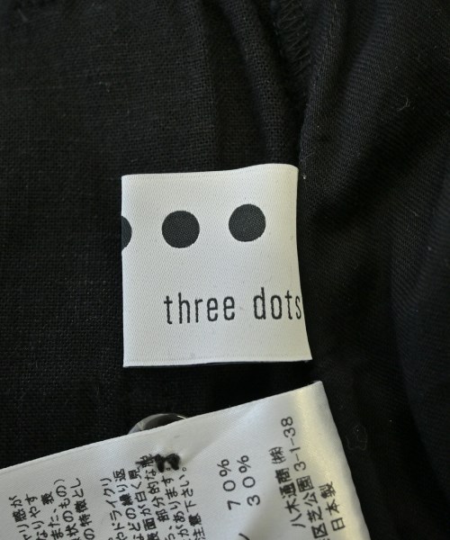 three dots（スリードッツ）その他 黒 サイズ:S レディース/2200649382071