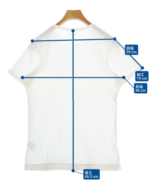 three dots（スリードッツ）Tシャツ・カットソー 白 サイズ:M メンズ/2200655347217