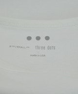 three dots（スリードッツ）Tシャツ・カットソー 白 サイズ:S レディース/2200651331241