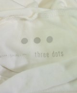 three dots（スリードッツ）Tシャツ・カットソー 白 サイズ:S レディース/2200649396078