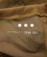 three dots（スリードッツ）パーカー 茶 サイズ:S レディース/2200656786039